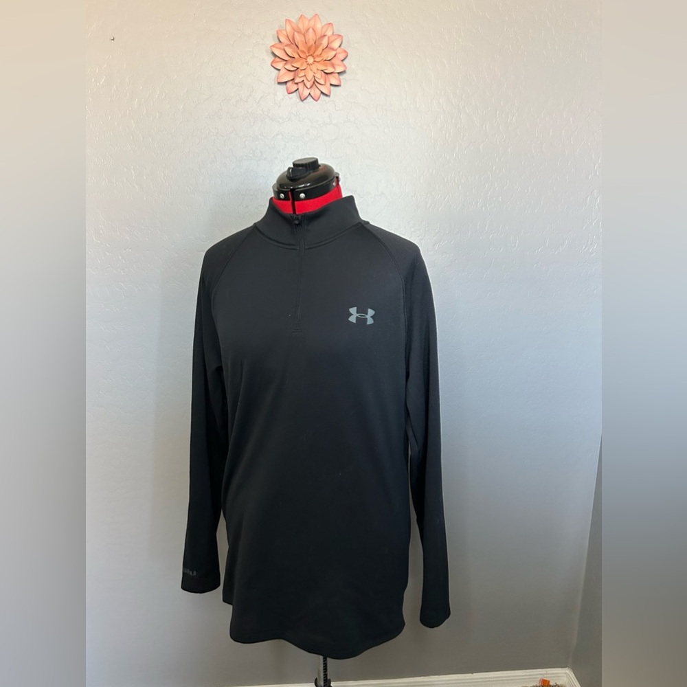 Under Armour ColdGear Base 4.0 Series  1/4 Zip Long-Sleeve Pullover Men size LG